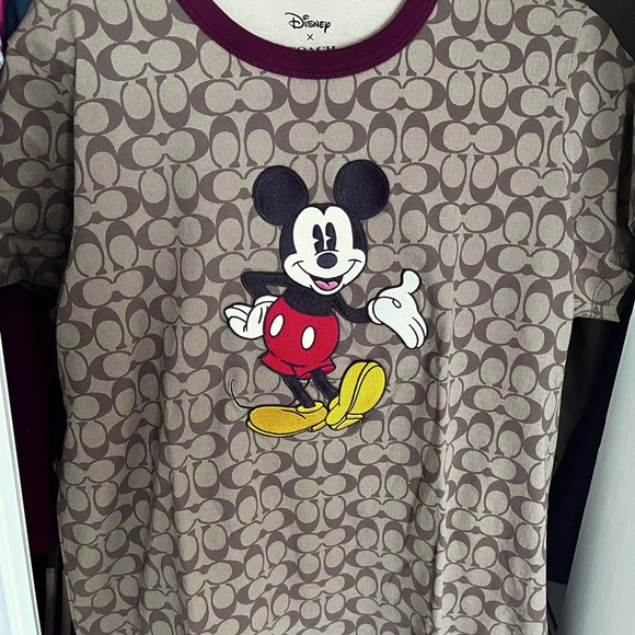 Disney X Coach Signature Mickey Mouse T Shirt - Picture 2 of 2